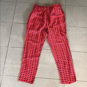 Marc by Marc Jacobs heart red blue pants
